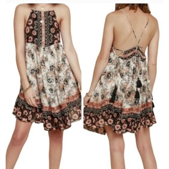 Free People Intimately Casablanca Slip Boho Dress Womens Size XS - Picture 1 of 9